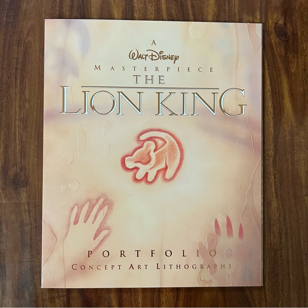 A Walt Disney Masterpiece: The Lion King Portfolio Concept Art Lithographs